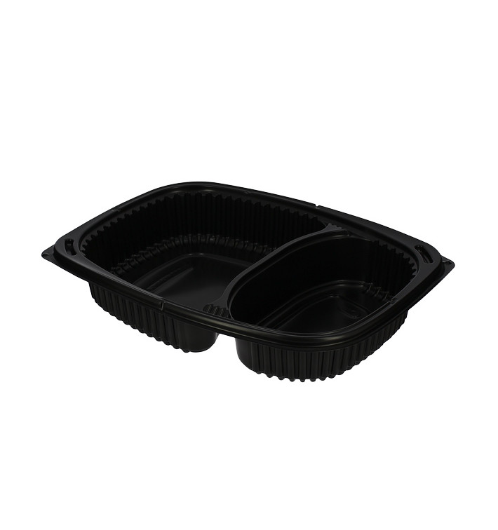 Barquette Rectangulaire PP Noir 2C 1250ml 255x189x45mm (40 Utés) Barquette Rectangulaire PP Noir 2C 1250ml 255x189x45mm (40 Utés)