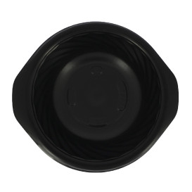 Bol Rond PP Noir 400ml Ø144mm (100 Utés)
