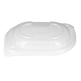 Couvercle PP Translucide Barquette 250/350 et 450ml 142x111x20mm (20 Utés)