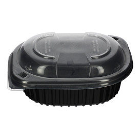 Couvercle PP Translucide Barquette 250/350 et 450ml 142x111x20mm (20 Utés)