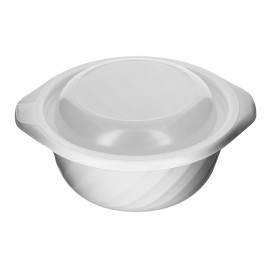 Couvercle PP Translucide Bol 400ml Ø144x18mm (100 Utés)