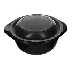 Couvercle PP Translucide Bol 400ml Ø144x18mm (100 Utés)