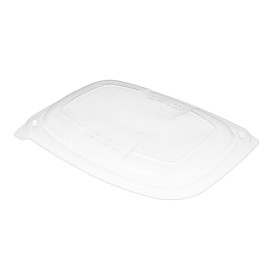 Plastic Deksel transparant Container PP 1050/1250ml 25,5x18,9x2cm (320 stuks)