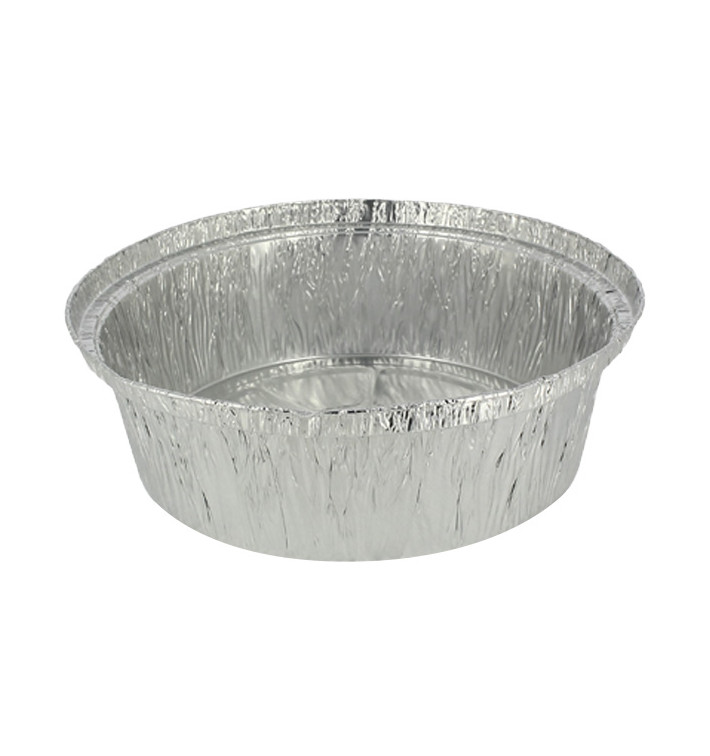 Récipient en Aluminium Rond 800ml (1200 Unités) Récipient en Aluminium Rond 800ml (1200 Unités)
