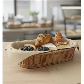 Papieren voedsel wrap Manila bruin 19g/m² 30x43cm (6.400 stuks)