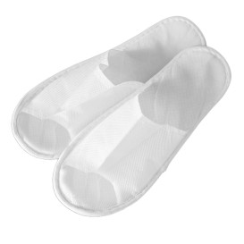 Chaussons PP Ouvert Blanc Semelle mousse EVA (200 Paires)