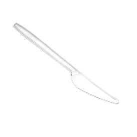 Couteau plastique PS Réutilisable Transparent 18cm (480 Utés)