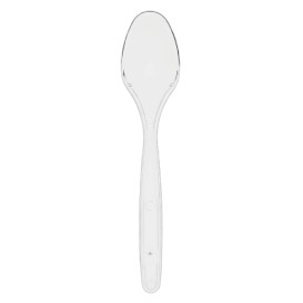 Petite Cuillère plastique PS Réutilisable Transparent 12,5cm (720 Utés)