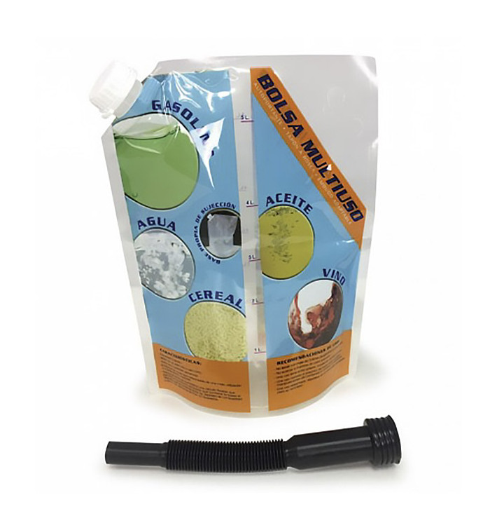 Sachet Flexible à Bouchon PET 5 Litres (50 Unités) Sachet Flexible à Bouchon PET 5 Litres (50 Unités)