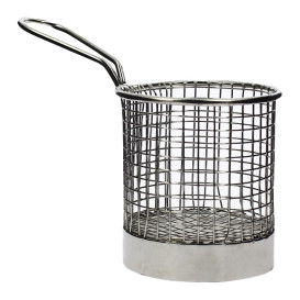 Mini friteuse de Présentation en Acier 9,3x8,5cm (1 Unité)