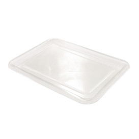 Plateau Plastique RPET Transparent 46x30cm (50 Utés)