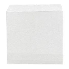 Papieren voedsel zak Vetvrij opening L vormig 15x15cm (250 stuks) 