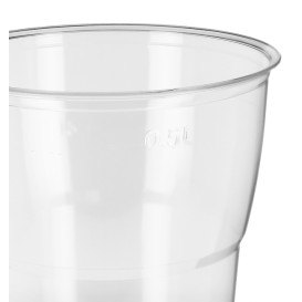 Gobelet Réutilisable PS "Diamant" Cristal 600ml Ø9,4cm (250 Utés)