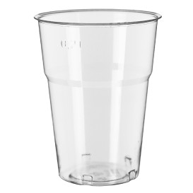 Herbruikbare PS Beker "Diamant" Kristal 250ml Ø7,2cm (50 stuks) 