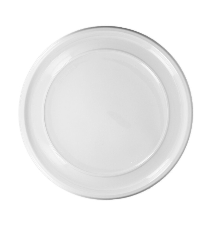 Assiette Réutilisable PS Ronde Blanc Ø32cm (180 Utés) Assiette Réutilisable PS Ronde Blanc Ø32cm (180 Utés)