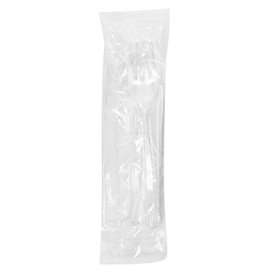 Bestek Set Herbruikbare PS 4 Stukss + Servet (25 Stuks)