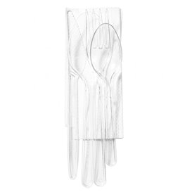 Set Couverts Réutilisables PS 4 pièces + Serviette (250 Utés)