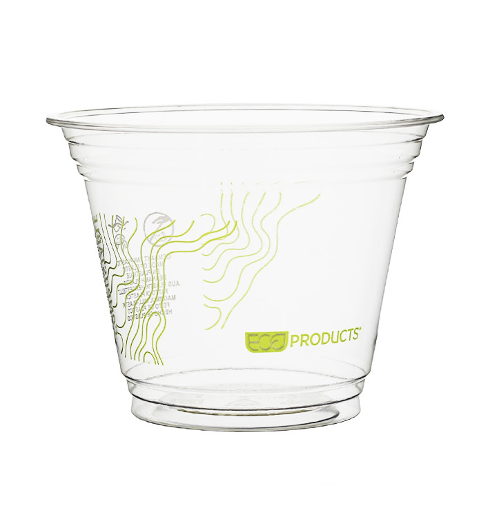Gobelet Amidon de Maïs PLA "Green Stripe" 265ml (50 Utés) Gobelet Amidon de Maïs PLA "Green Stripe" 265ml (50 Utés)