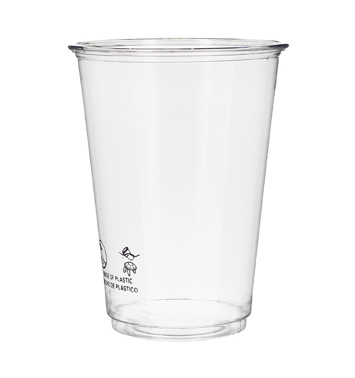 Plastic beker PET stijf 9Oz/280ml Ø7,5cm (1.000 stuks) 