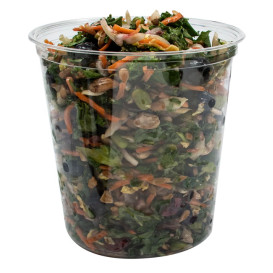 Récipient en Plastique PP "Deli" 32Oz/960ml Transp. Ø120mm (500 Unités)