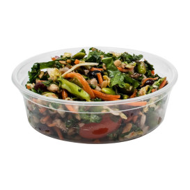 Plastic deli Container PP "Deli" 8Oz/266ml transparant Ø12cm (25 stuks) 