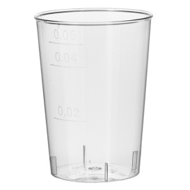 Verre Plastique Dur Transparent PS 50ml (1.600 Unités)