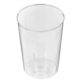 Verre Plastique Dur Transparent PS 50ml (1.600 Unités)