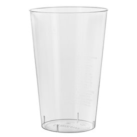 Verre Plastique Dur Transparent PS 400ml (50 Unités)