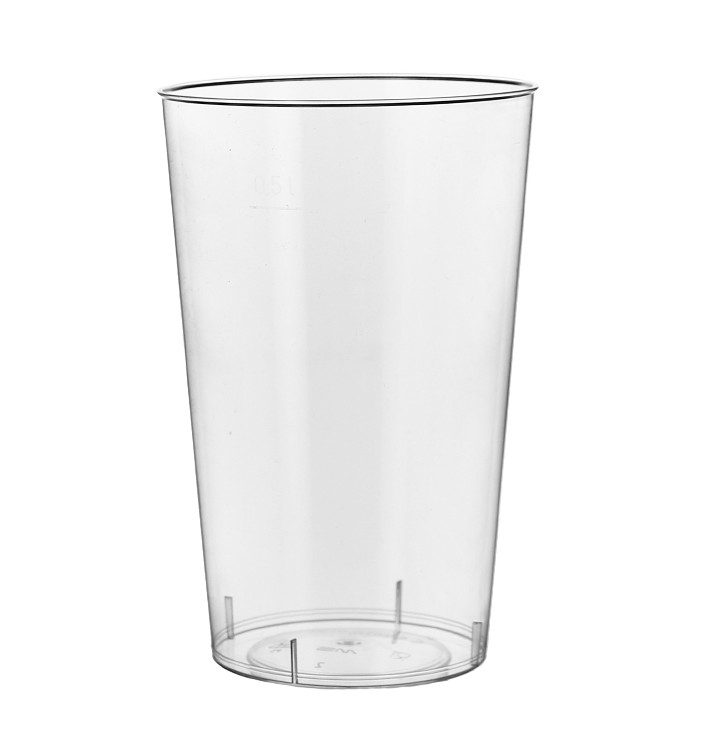 Verre Plastique Dur Transparent PS 500ml (30 Unités) Verre Plastique Dur Transparent PS 500ml (30 Unités)