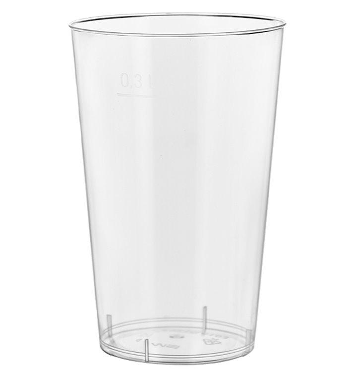 Verre Plastique Dur PS 300ml (500 Unités)