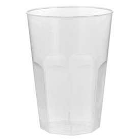 Plastic PP beker "Deco" transparant 200 ml (500 stuks)