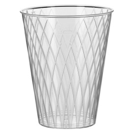 Verre Plastique Dur Diamant Transparent 200ml (50 Utés)