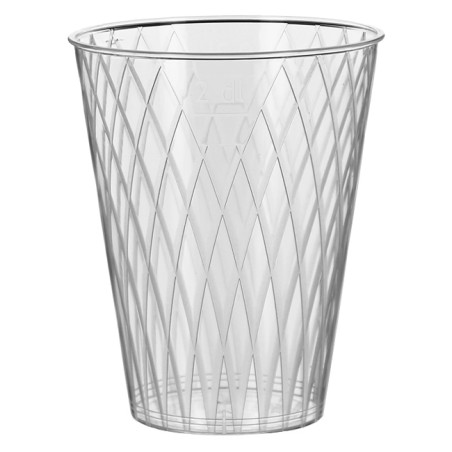 Verre Réutilisable PS Cristal Diamant Transp. 200ml (50 Utés)