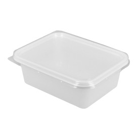 Boîte avec Couvercle Plastique Transp. 127X91x42mm (1.000 Utés)