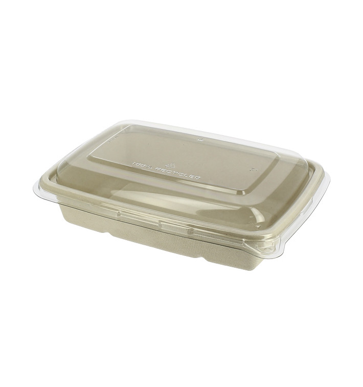 Suikerriet Container met Deksel 950ml 23x16x6cm (90 stuks)