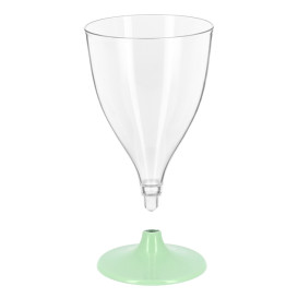 Coupe Réutilisable PS Eau/Vin Pied Vert 200ml 2P (6 Unités)