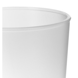 Plastic PP beker transparant Ø8,5cm 400ml (75 stuks)