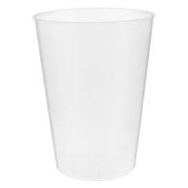 Plastic pint PP glas Geïnjecteerde glascider 600 ml (500 stuks)
