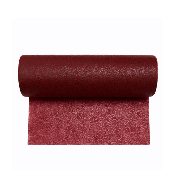 Niet geweven PLUS Tafelkleed rol bordeauxrood 1,2x50m P40cm (1 stuk) Niet geweven PLUS Tafelkleed rol bordeauxrood 1,2x50m P40cm (1 stuk)