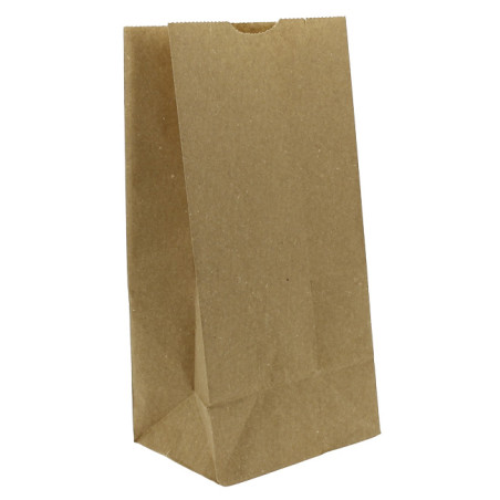 Sac en papier KRAFT sans anses 50g/m² 12+8x24cm (1.000 Utés)