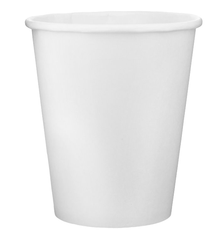 Gobelet Carton 9 Oz/280ml Blanc Ø8,1cm (50 Utés) Gobelet Carton 9 Oz/280ml Blanc Ø8,1cm (50 Utés)