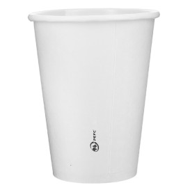 Papieren beker wit 12 Oz/360ml Ø8,9cm (600 stuks)