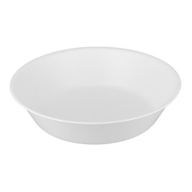 Assiette Réutilisable Durable PP Minéral Blanc Ø18cm (6 Utés)