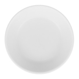 Assiette Réutilisable Durable PP Minéral Blanc Ø18cm (54 Utés)