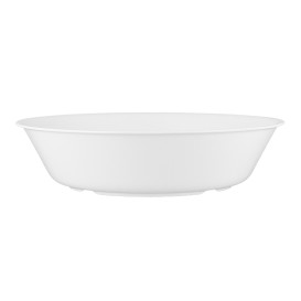 Assiette Réutilisable Durable PP Minéral Blanc Ø18cm (54 Utés)