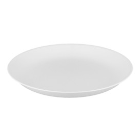 Assiette Réutilisable Durable PP Minéral Blanc Ø21cm (6 Utés)