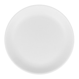 Assiette Réutilisable Durable PP Minéral Blanc Ø21cm (54 Utés)