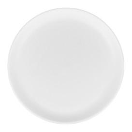 Assiette Réutilisable Durable PP Minéral Blanc Ø23,5cm (6 Utés)