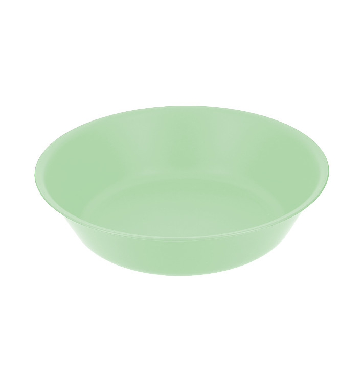 Assiette Réutilisable Durable PP Minéral Vert Ø18cm (6 Utés) Assiette Réutilisable Durable PP Minéral Vert Ø18cm (6 Utés)