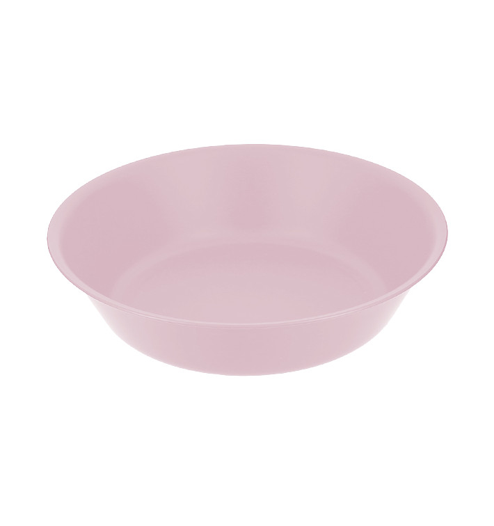 Herbruikbare Bord Durable PP Mineraal Roze Ø18cm (6 stuks) Herbruikbare Bord Durable PP Mineraal Roze Ø18cm (6 stuks)